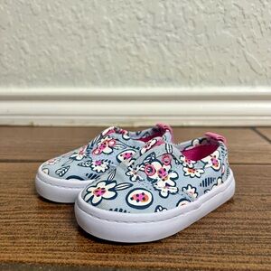 Floral Patterned Slip-On Sneakers